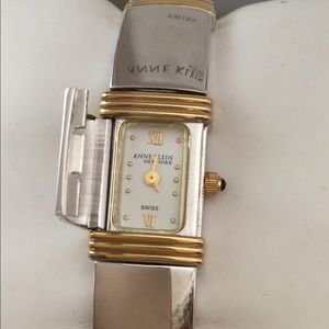 New Ann Klein two tone watch